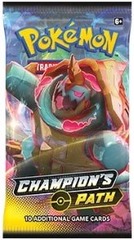 Pokemon Champion's Path Booster Pack - Drednaw Pack Art